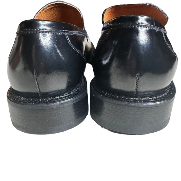Banana Republic Men’s Black Italian Leather Loafers. Size 9 1/2D - Picture 4 of 12